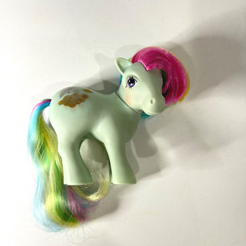 Vintage My Little Pony Sunlight G1 1983 Rainbow Pony Glitter Cloud Hasbro MLP